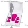Vibrador con accesorios estimulantes